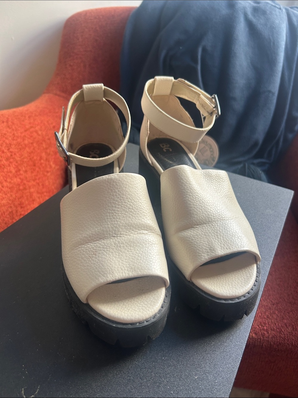 BC Footwear Ankle-Strap Platform Sandals